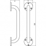 Поручень Haceka Standard 1116050 (450109)